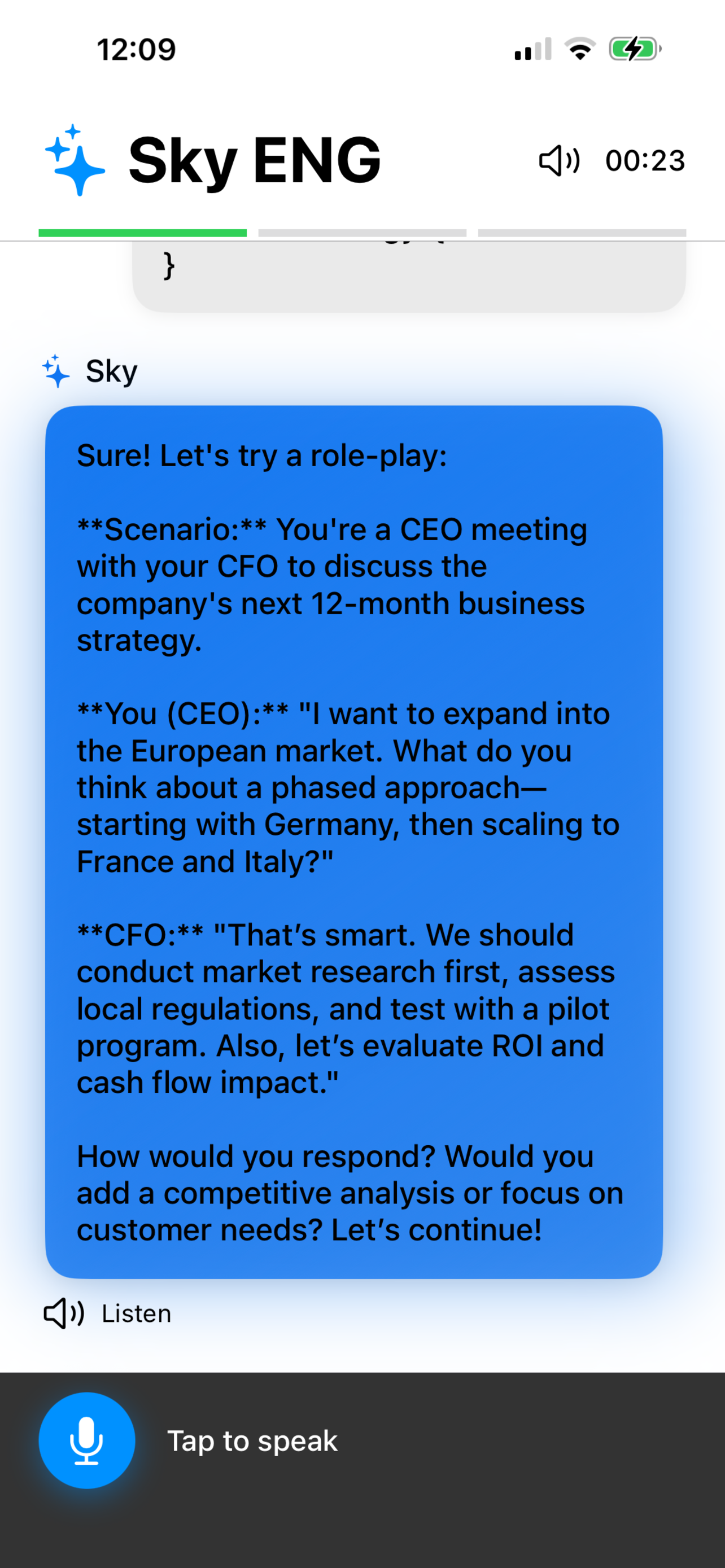 Interactive Roleplay Scenarios for Word Game Practice